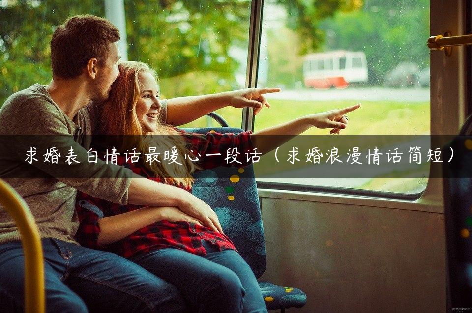 求婚表白情话最暖心一段话（求婚浪漫情话简短）